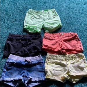 Girls Justice Short lot, size 8